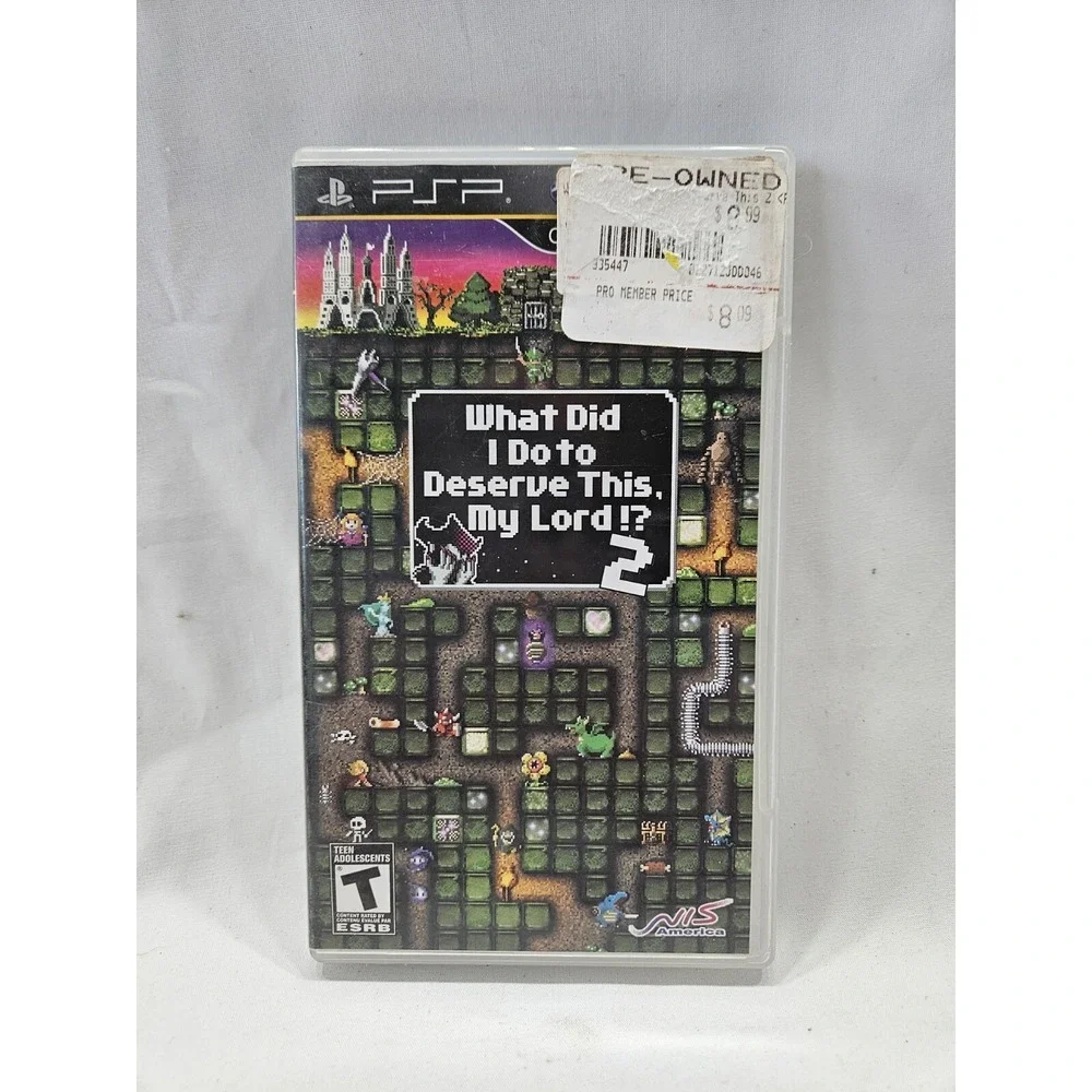 What Did I Do to Deserve This, My Lord 2 (Sony PSP, 2010) No Manual PlayStation
